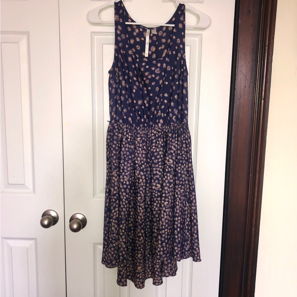 High-low floral dress